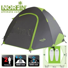 Двухместная палатка Norfin Smelt 2 Alu